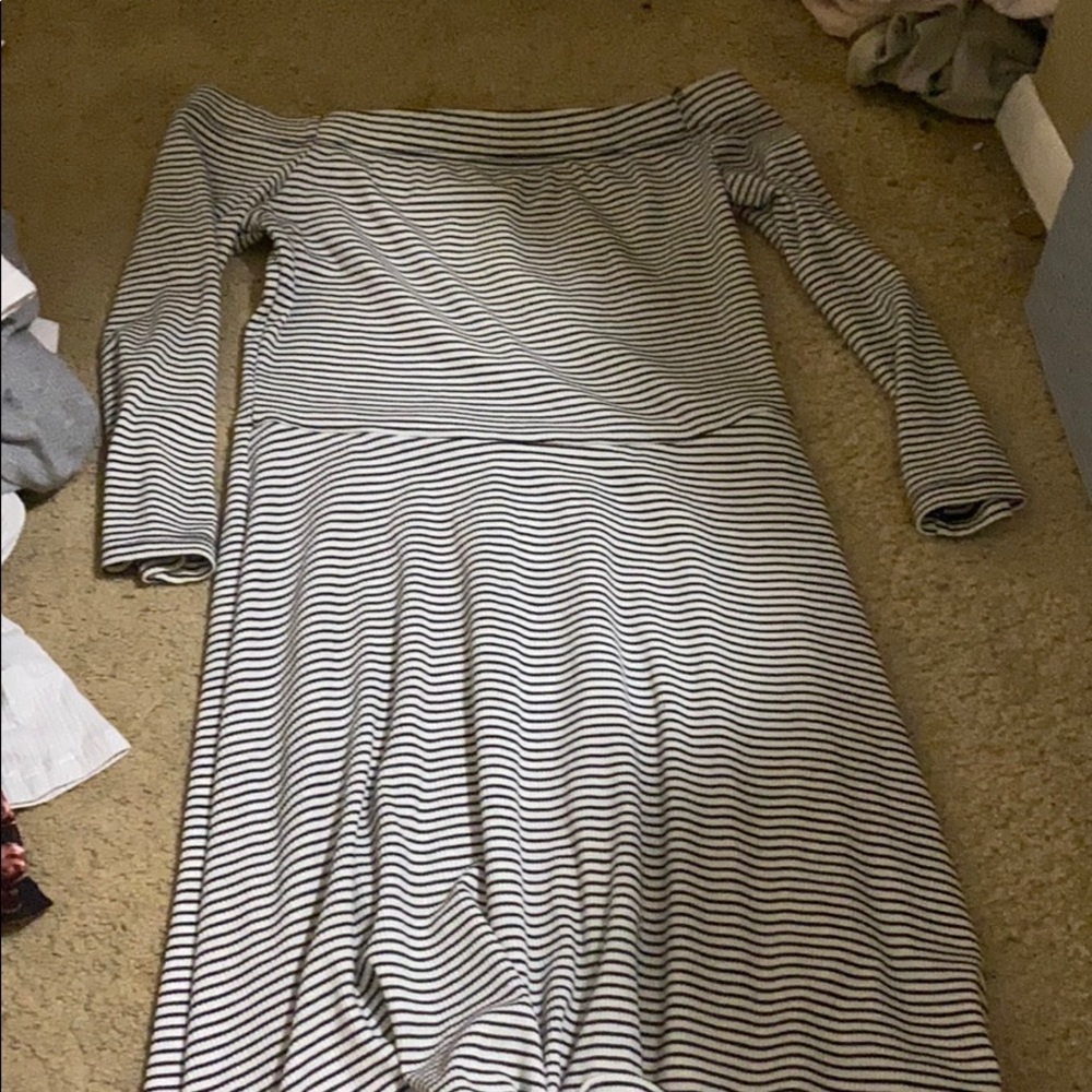 Black and white dress